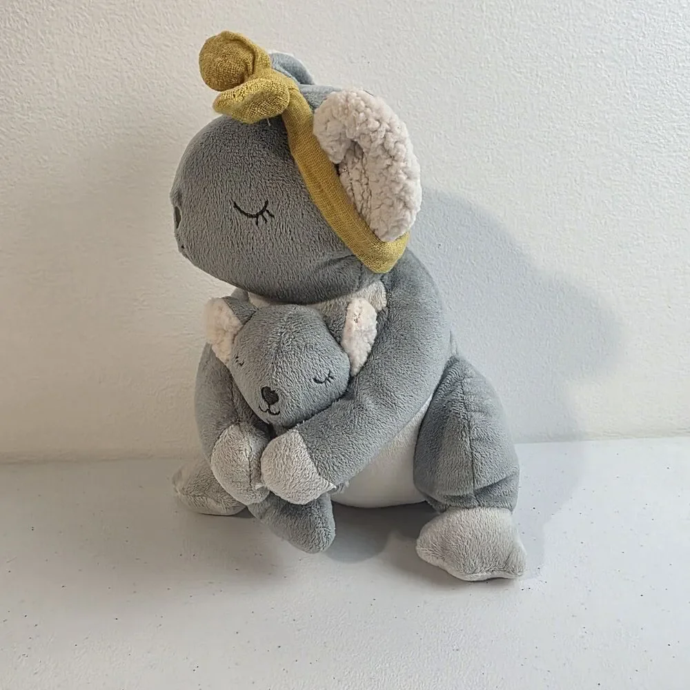 Mon Ami Kolie Koala With Baby Boo Plush Gray Stuffed Animal EUC